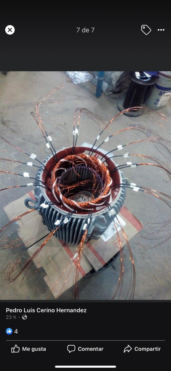 Rebobinado Motor